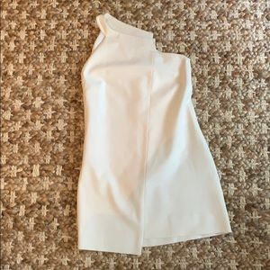 Michelle mason one shoulder mini dress